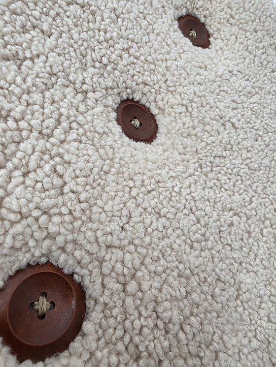 Image 1 of Twee vintage Fauteuils teddy gestoffeerd 