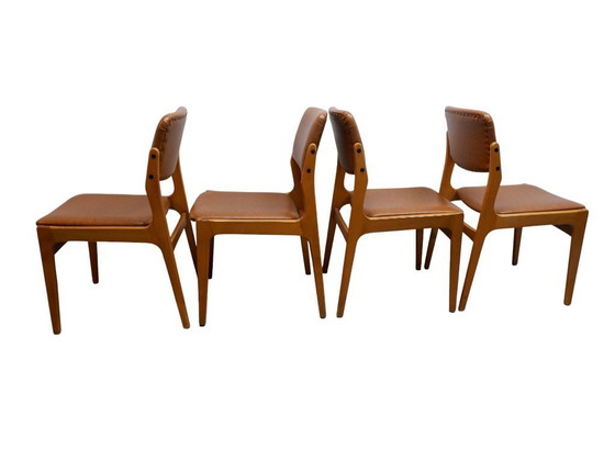 Image 1 of Set of 4 Danish vintage chairs