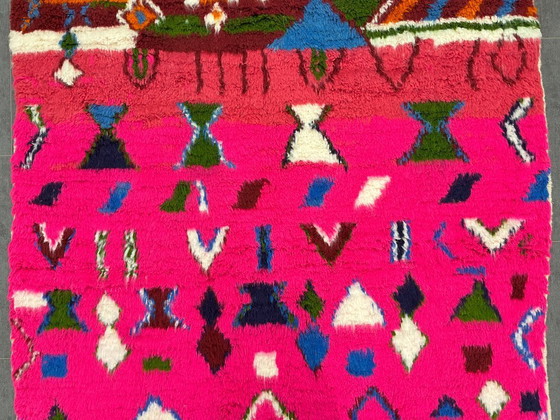 Image 1 of Berber Rug - 264 cm x 159 cm - colored Wool