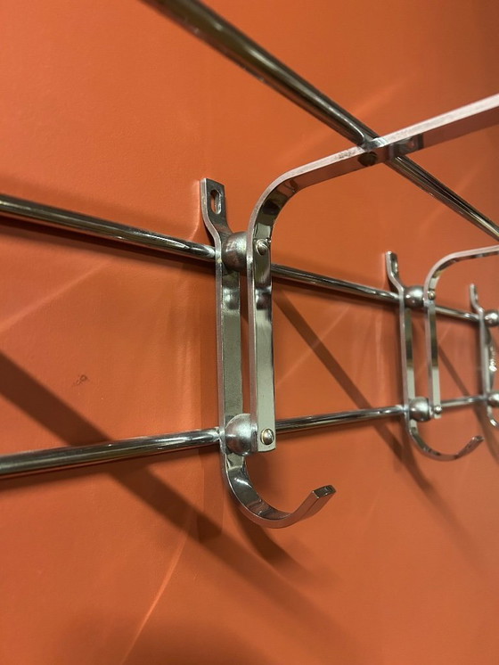 Image 1 of Art Deco coat rack in chrome