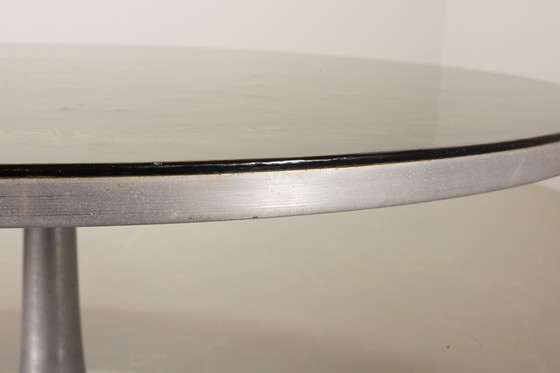 Image 1 of Distinguished Handpainted Large Coffee Table by Poul Cadovius & Designed by Susanne Fjeldsøe Mygge for Cado, Denmark, 1970s
