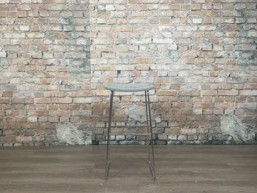 Cappellini Hi Pad Sgabello – Tessuto Grigio | Jasper Morrison