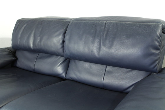 Image 1 of 2-Seater Leather Sofa Lugano by Erpo Int., Design 1985