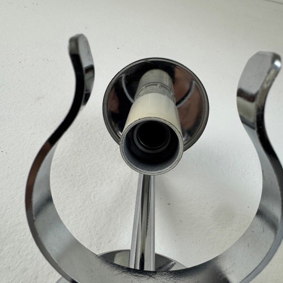 Image 1 of COPPIA DI APPLIQUE VINTAGE "DELMAS" IN OPALINE