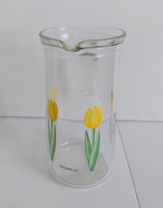 Coffret Renault X Luminarc – Carafe, 5 verres, années 1970/1980 – Luminarc - Renault, Verres et carafes (photo 3 of 10)