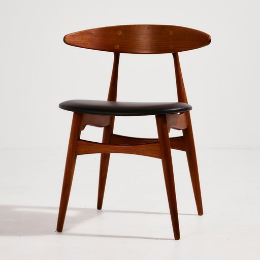 MK9478 CH33 teakhouten eetkamerstoel van Hans J. Wegner voor Carl Hansen & Søn, Set van 6