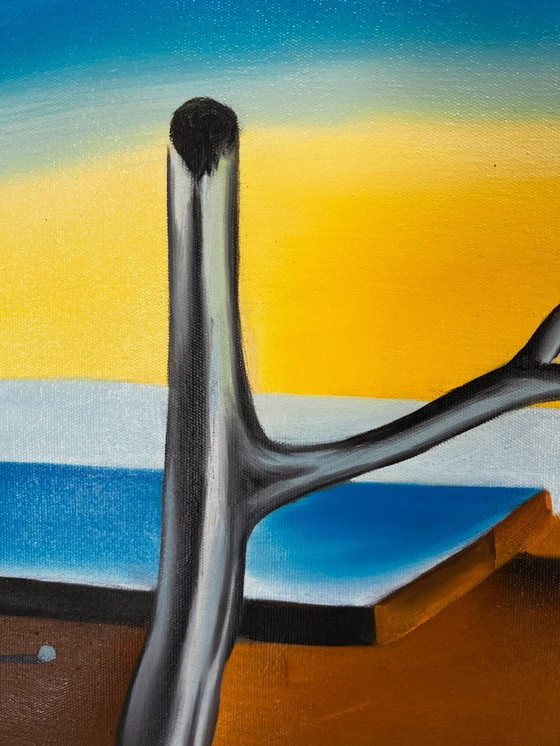 Image 1 of Salvador Dalí – A Second Before - Hand-painted on canvas (rolled up)