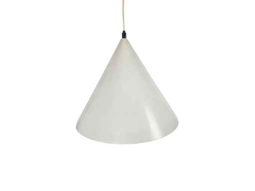 Vintage minimalist conical pendant lamp - Louis Poulsen Billiard style - 70s