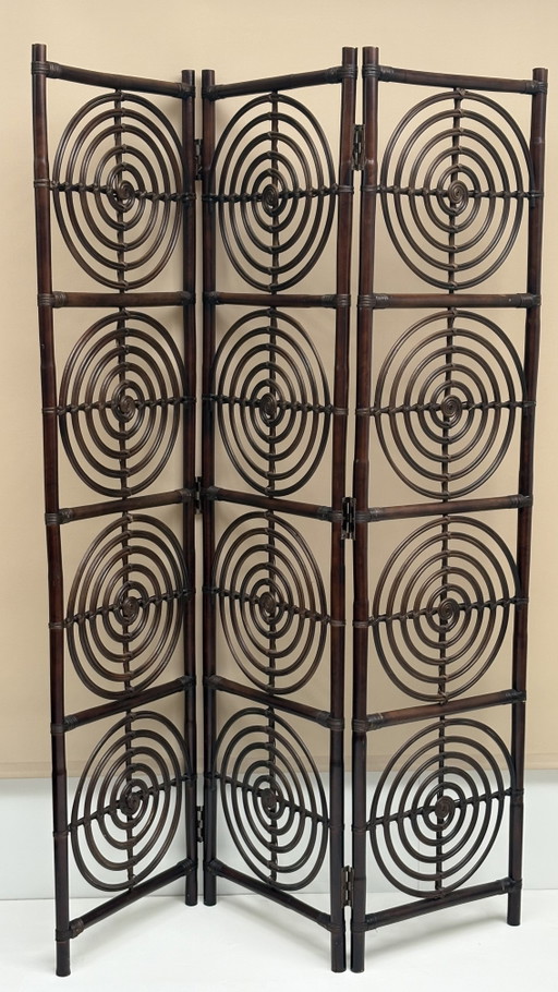 Dutchbone Rumour Design Raumteiler aus Rattan, braun, ist