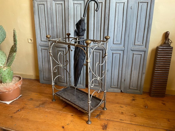 Image 1 of Porte-parapluie Art Nouveau Français Vintage