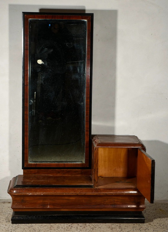 Tocador italiano Art Déco de los años 20 con espejo – Tocadores, Madera, Art Deco (photo 7 of 10)