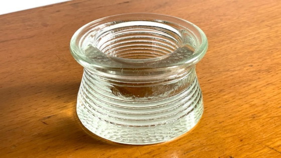 Image 1 of Vintage Glass Paperweight Trinket Tray