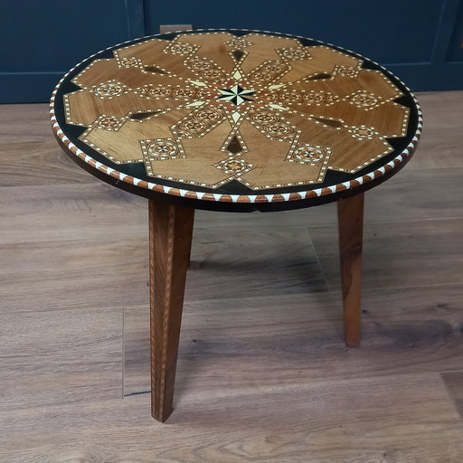 Spanish Inlaid Side Table