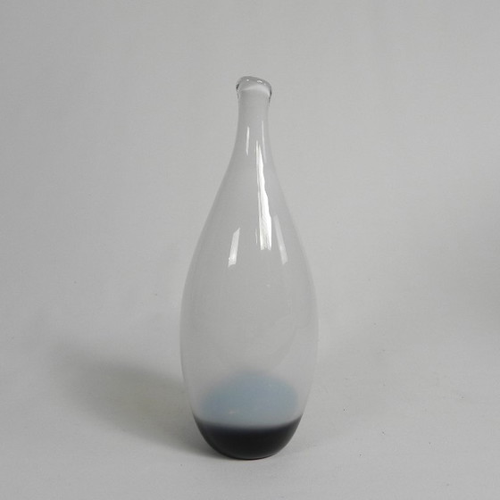 Hand-blown Thick-walled Serica Bottle Vase, Leerdam, Floris Meydam, 1960s – Glass (photo 3 of 11)