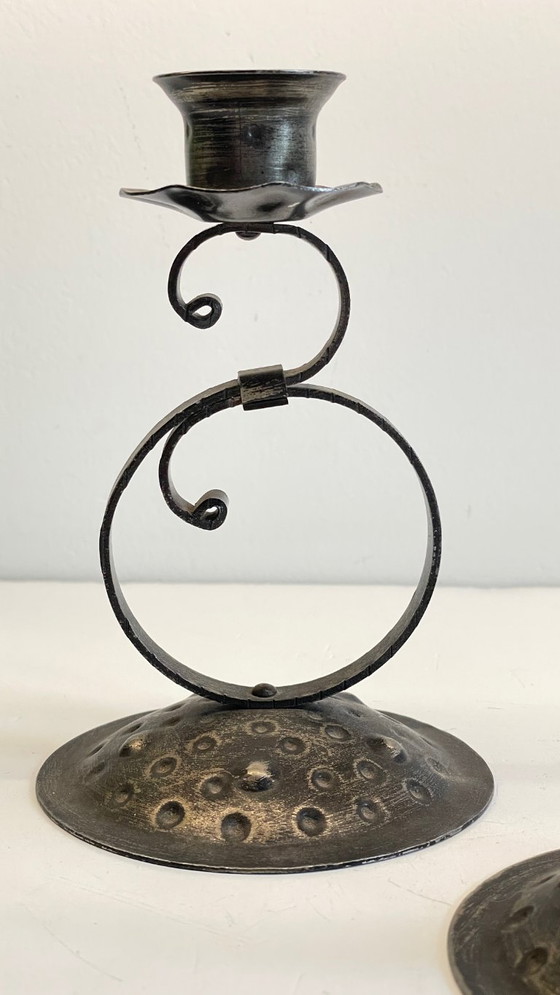 Image 1 of BOUGEOIRS Métal à Patine Noire VINTAGE