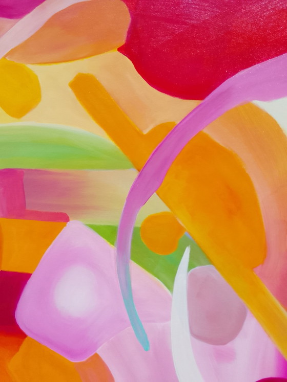 Image 1 of Acrylbild #calypso 100x100cm