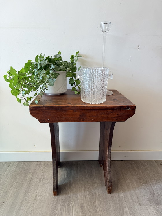 Taburete de madera para mesa de plantas – Mesa para plantas, Wood (photo 3 of 8)