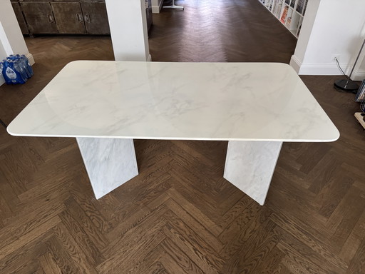 Vintage marble dining table