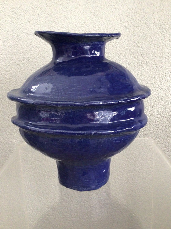 Image 1 of Vintage vase signed Unica