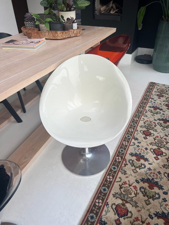 Image 1 of Kartell ERO|S| swivel chairs van Philippe Starck