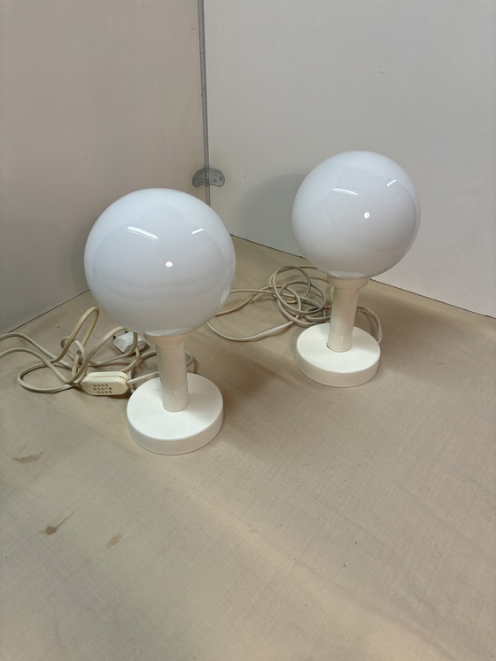 Image 1 of Vintage Jaren 80 mid-century space age lampen