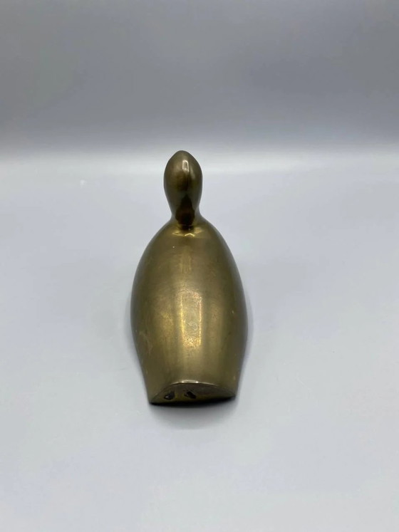 Canard sculpté en laiton massif de style Art déco – Sculptures, Brass, Art Deco (photo 3 of 6)