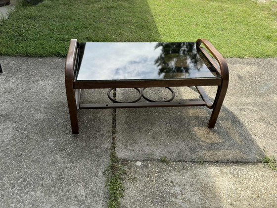 Table basse hongroise vintage de Hajdú, années 1960 – Livres d'art, Bois, Mid Century Modern (photo 3 of 7)