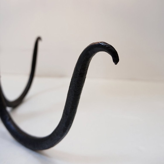 Image 1 of Brutalistische tafellamp in ankervorm - circa 1950