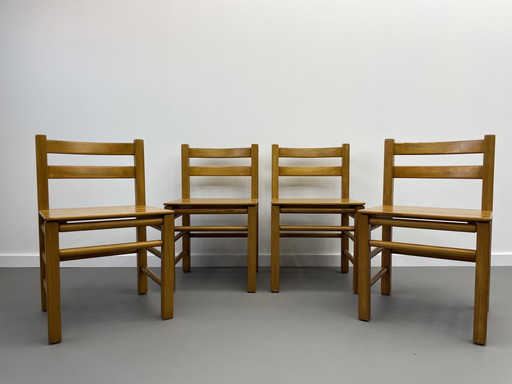 Ensemble vintage de 4 chaises "Stable" par Karin Mobring pour IKEA, 1977