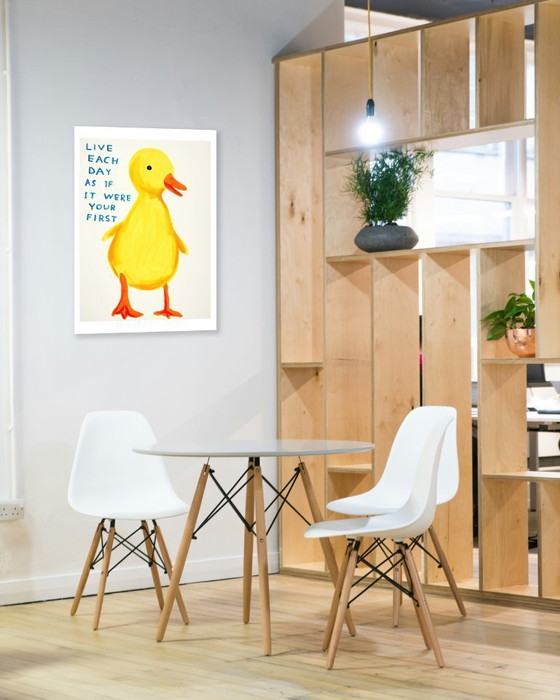 Image 1 of Leef elke dag alsof het je eerste is - David Shrigley - Poster 50 × 70 cm