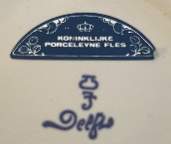 Image 1 of De Porceleyne Fles Delft - Vase en faïence blanche de Delft
