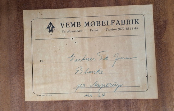 Image 1 of Vemb Mobelfabrik Large 10-Seater Rosewood Dining Table, Denmark 1960s