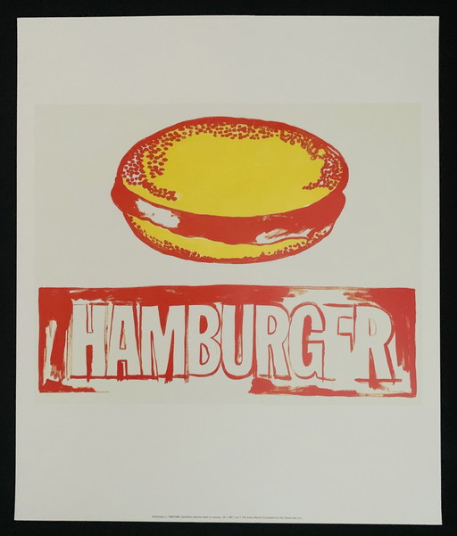 Andy Warhol, Gesigneerd Met Registratie In Impressum Copyright 'De Andy Warhol Foundation For The Visual Arts, Inc.' Offsetlitho