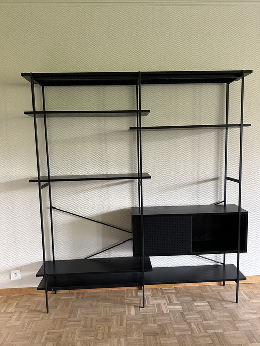 Angus bookcase, black
