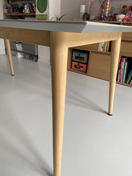 Image 1 of Ruijch Retro Icegrey Eettafel 180 x 90 cm