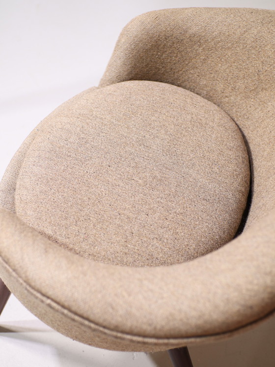 Image 1 of Hans Olsen 187 Fauteuil Gris Teck Danois Vintage