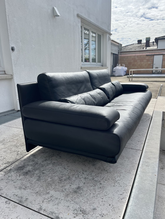 Image 1 of ROLF BENZ 6500 de klassieke driezitter in zwart leder