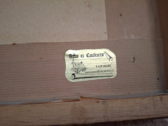 Image 1 of Tableau encadré Jean Gradassi Enluminure