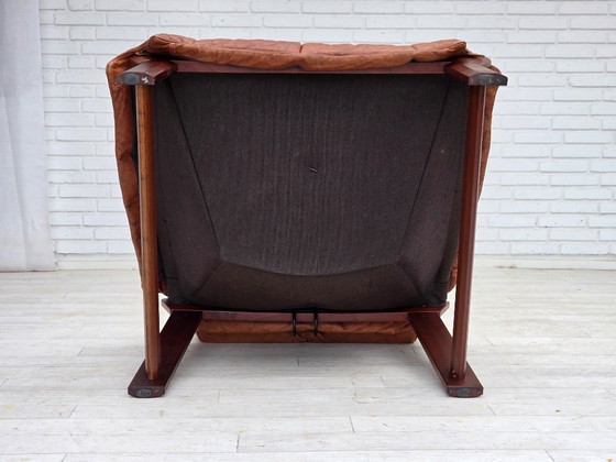 Image 1 of Anni '70, design norvegese di Jan Erik Lindgren, modello di poltrona "Amazon".