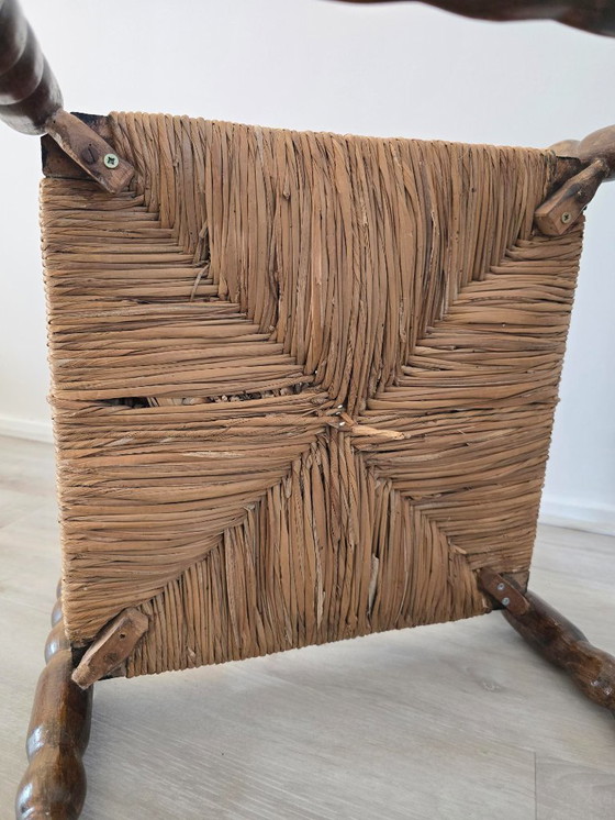 Image 1 of Vecchia e bellissima sedia angolare con pomello