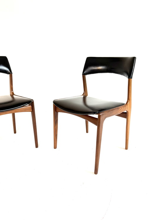 Image 1 of Set van 6 vintage mix & match eetkamerstoelen ‘60