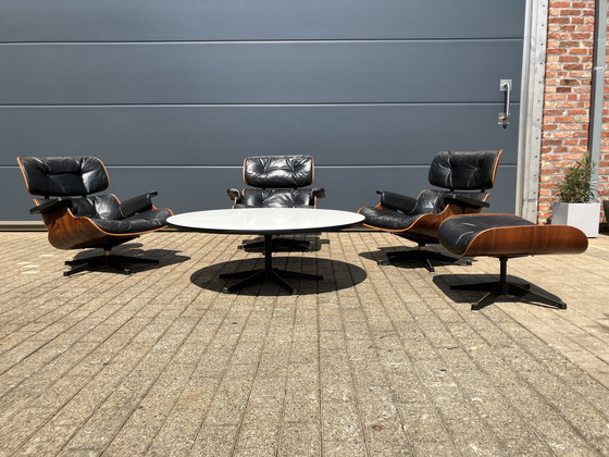 Image 1 of Late 50's Vintage Eames Lounge Chair Group Set Contura/Fehlbaum (Vitra) in License of Herman Miller