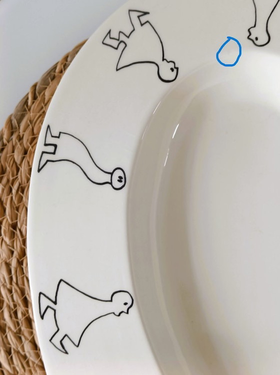 Image 1 of Große Schale aus der 'Vriendjes'-Kollektion - Schoonhoven Keramik - Birgit Stigter