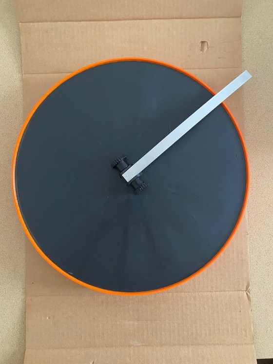 Image 1 of Termotex space age orange mirror, a modern mirror made by Termotex in Denmark from the 70s