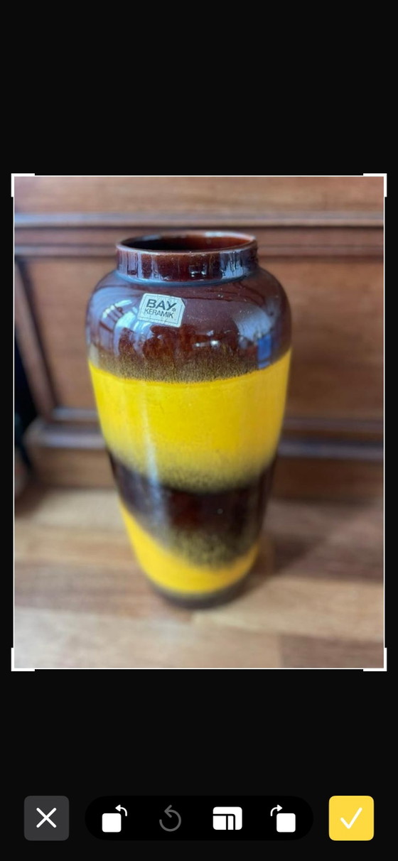 Image 1 of Vaso vintage Bay in ceramica – anni '60/'70 – 40 cm
