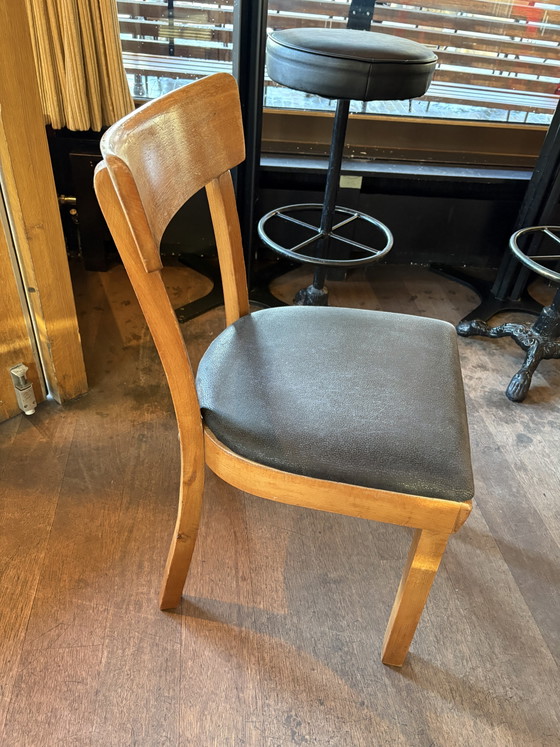 Sedie da pranzo vintage – Wood, Skai (photo 7 of 13)