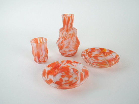 Image 1 of Set of Artistic Glass Items, Italian Design, 1970s, Production: Italy