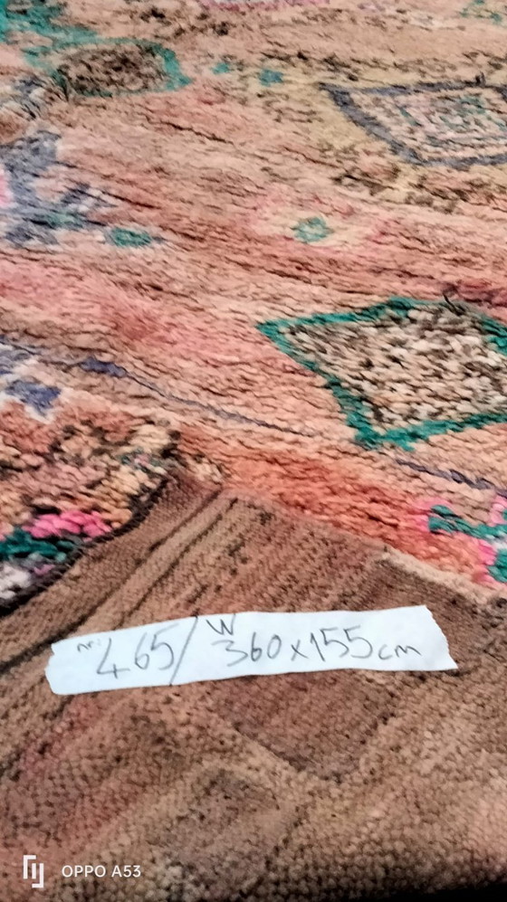 Image 1 of Handgeknoopt Berber kleed wol 360x155cm