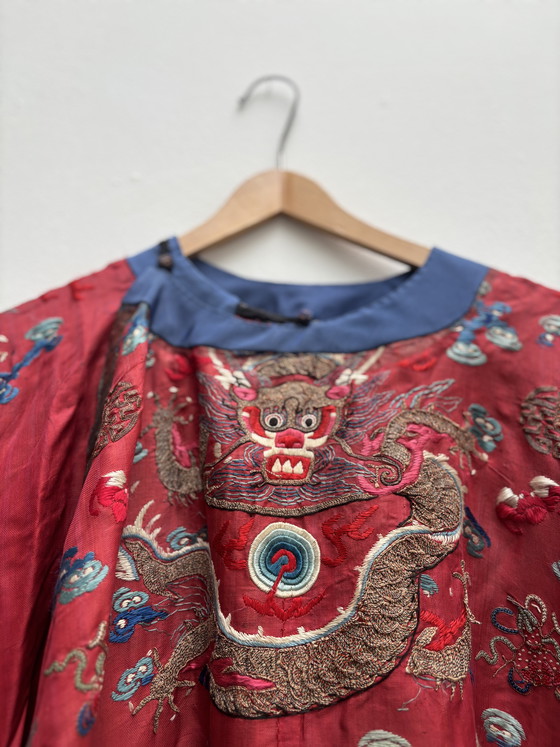 Image 1 of Robe antique chinoise dragon