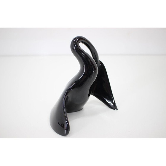 Image 1 of Vintage porcelain swan by Miroslav Smutný, Czechoslovakia 1960